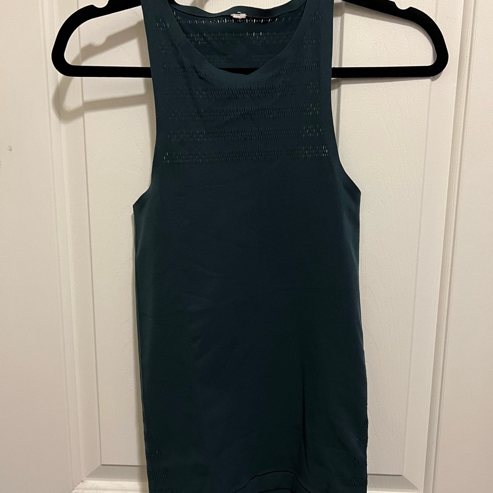 Deep teal lululemon tank top racerback